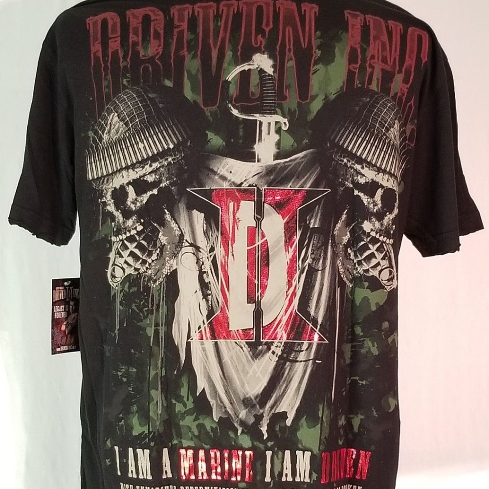 New Mens Marine Driven T Shirt Sz XL N10